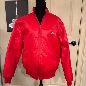 Lacoste Izod Cherry Red Jacket